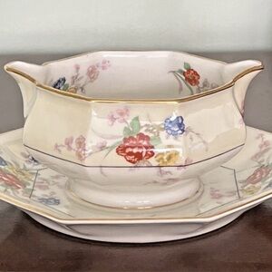 Theodore Haviland Limoges France Jewel Gravy Boat